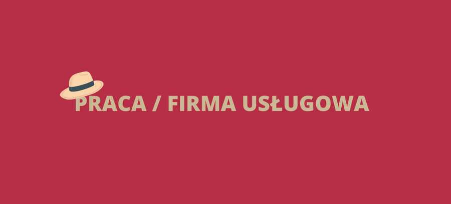 firma usługowa 